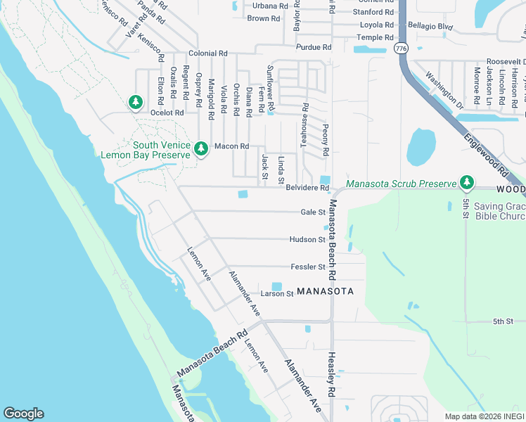 map of restaurants, bars, coffee shops, grocery stores, and more near 1737 Gale Street in Englewood
