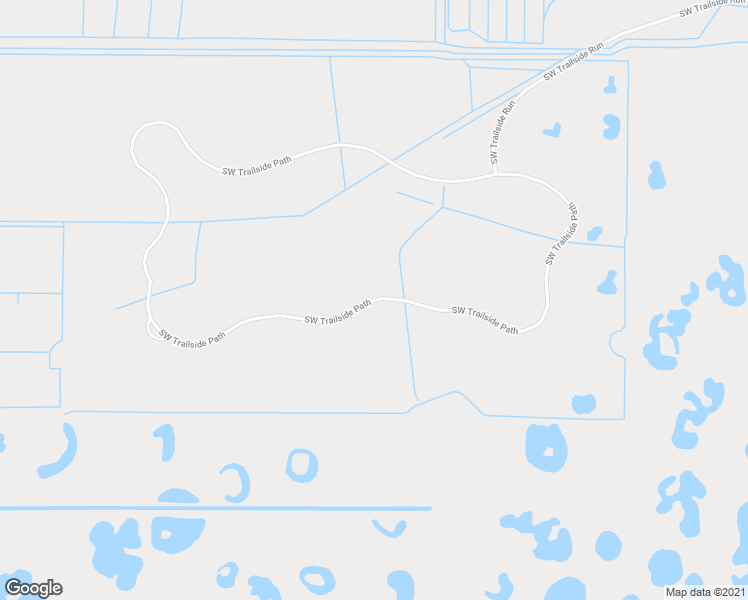 map of restaurants, bars, coffee shops, grocery stores, and more near Southwest Trailside Path in Indiantown
