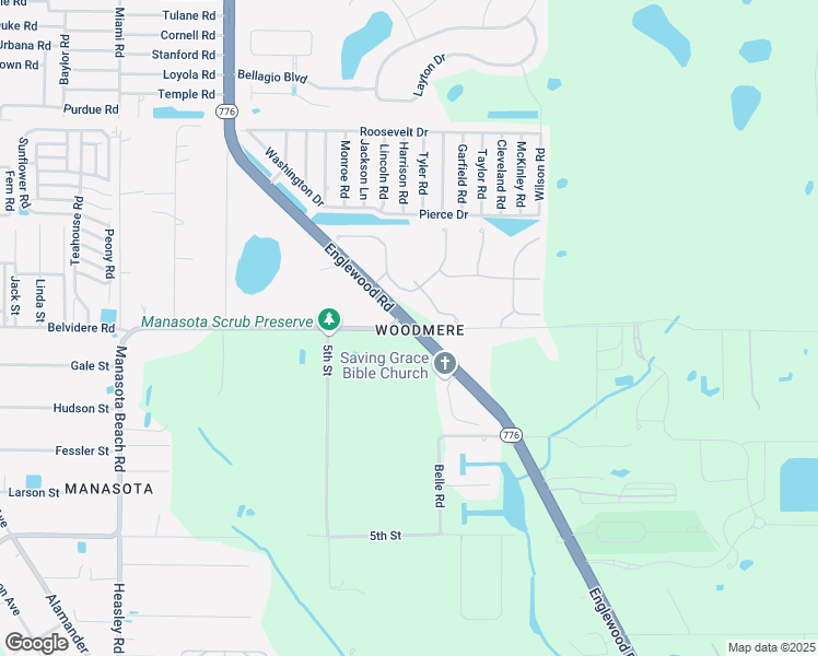 map of restaurants, bars, coffee shops, grocery stores, and more near Englewood Rd & Manasota Beach Rd in South Venice