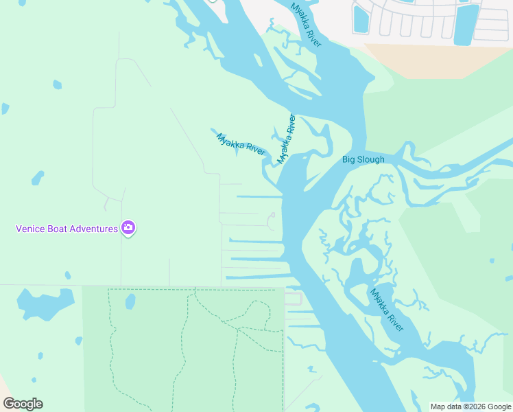 map of restaurants, bars, coffee shops, grocery stores, and more near 9010 Deer Court in Venice