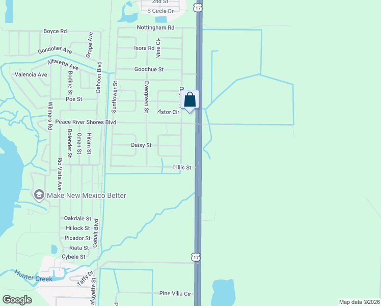 map of restaurants, bars, coffee shops, grocery stores, and more near 349 Duncan Road in Punta Gorda