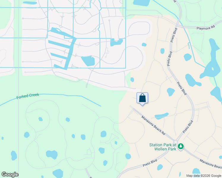 map of restaurants, bars, coffee shops, grocery stores, and more near 13147 Borrego Street in Venice