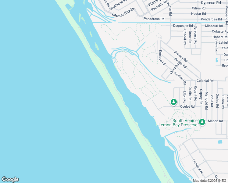 map of restaurants, bars, coffee shops, grocery stores, and more near 772 North Manasota Key Road in Englewood