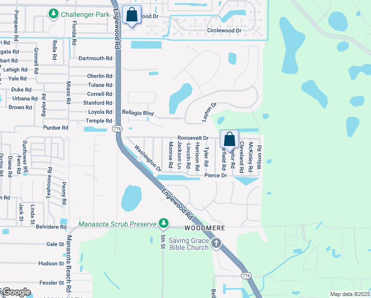 map of restaurants, bars, coffee shops, grocery stores, and more near 5836 Lincoln Road in Venice