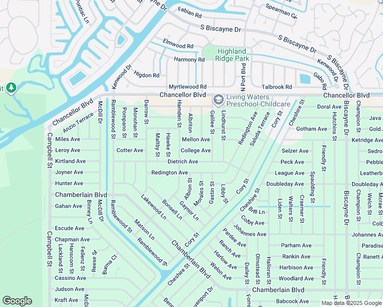 map of restaurants, bars, coffee shops, grocery stores, and more near 12383 College Avenue in Port Charlotte
