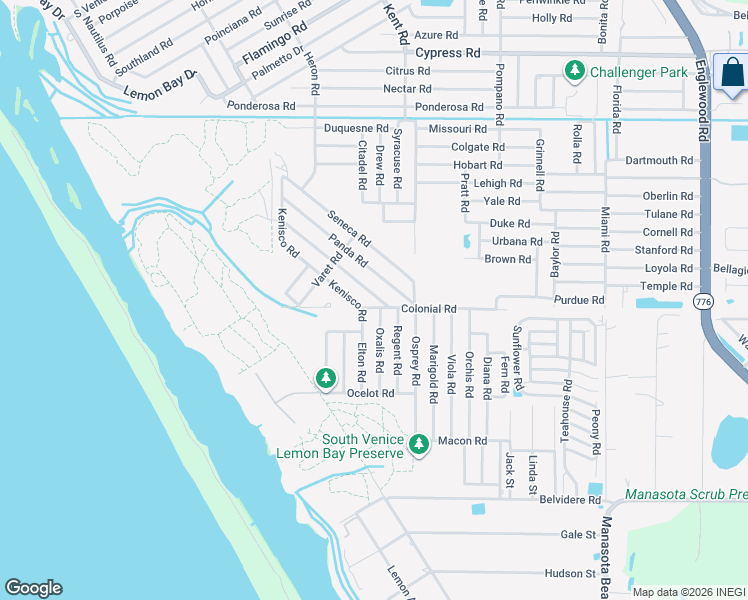 map of restaurants, bars, coffee shops, grocery stores, and more near 71 Euclid Road in Venice