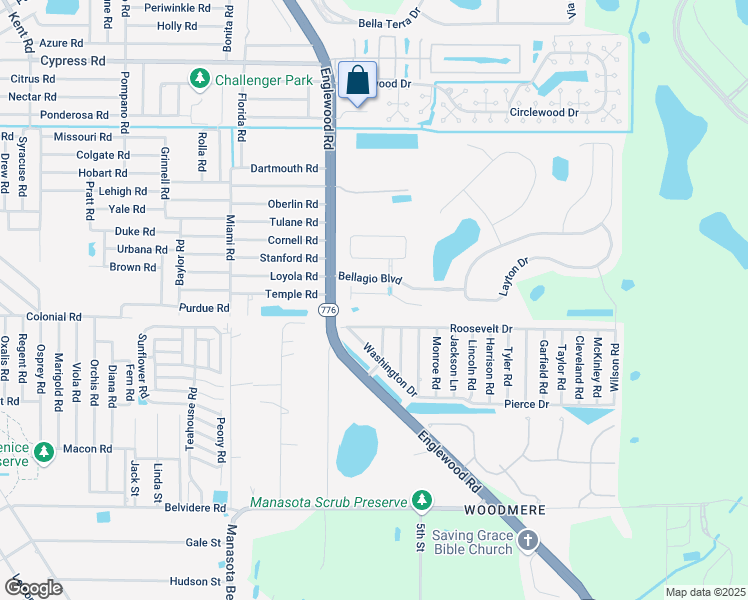 map of restaurants, bars, coffee shops, grocery stores, and more near 8949 Mondial Court in Venice