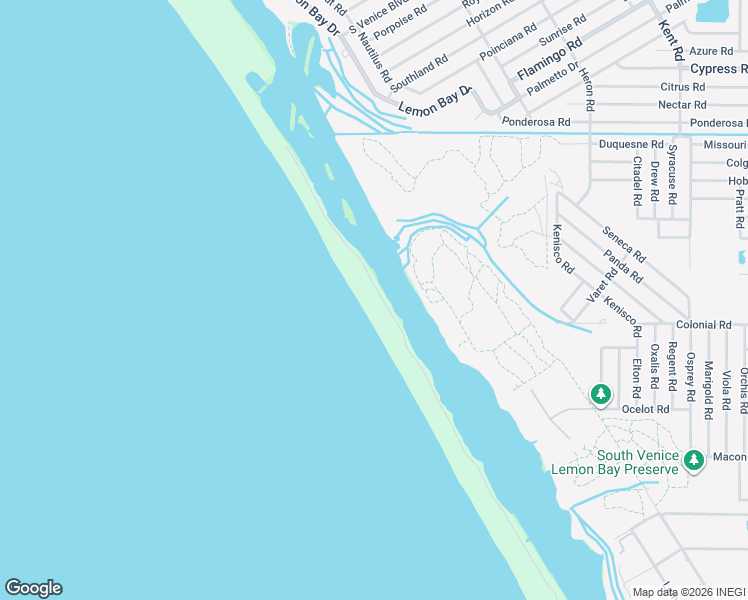 map of restaurants, bars, coffee shops, grocery stores, and more near 777 North Manasota Key Road in Englewood