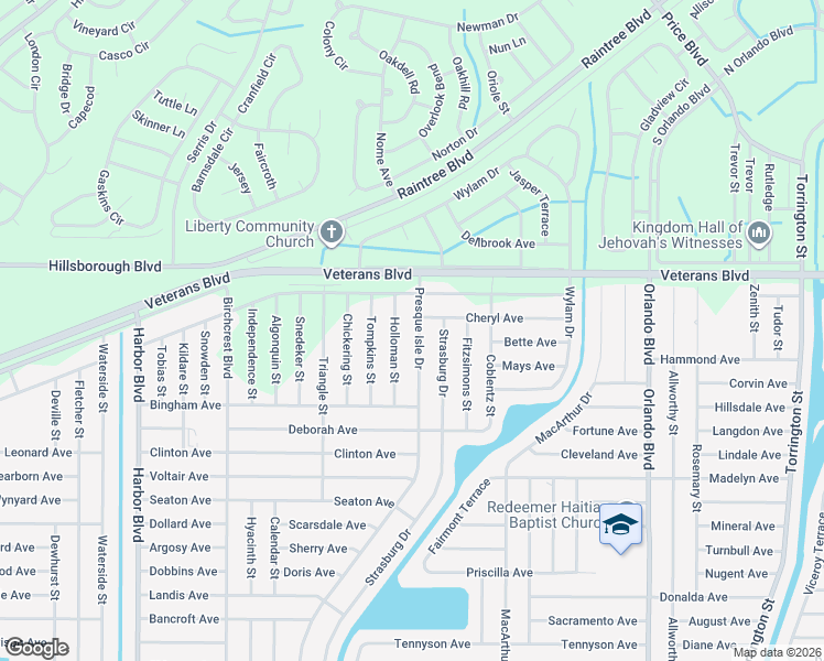 map of restaurants, bars, coffee shops, grocery stores, and more near 77 Presque Isle Drive in Port Charlotte