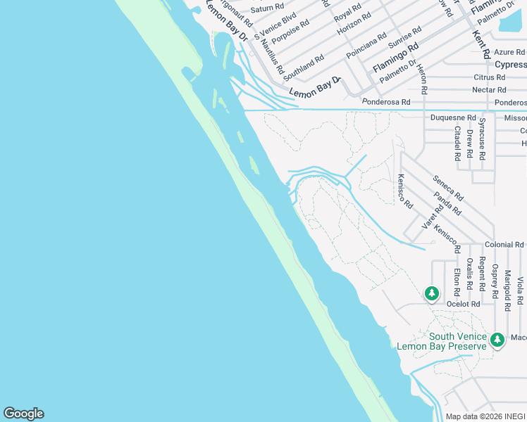map of restaurants, bars, coffee shops, grocery stores, and more near 790 North Manasota Key Road in Englewood