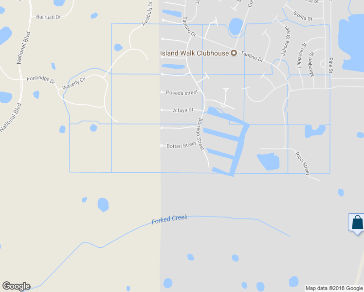 map of restaurants, bars, coffee shops, grocery stores, and more near 13802 Botteri Street in Venice