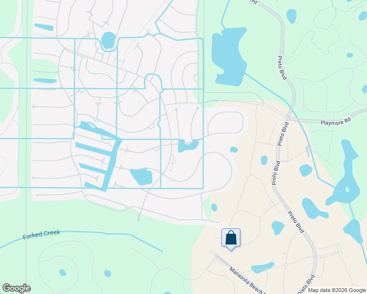 map of restaurants, bars, coffee shops, grocery stores, and more near 13143 Oriago Street in Venice