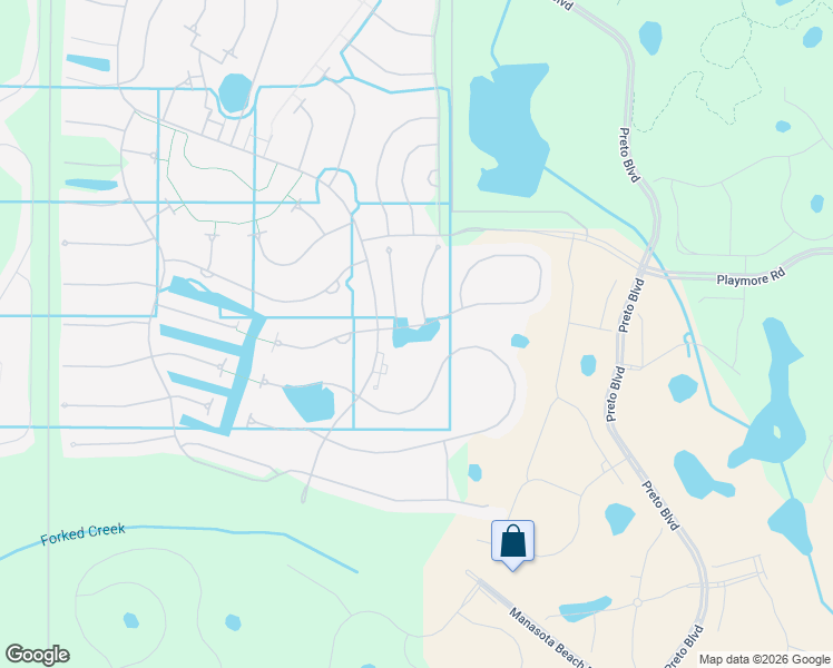 map of restaurants, bars, coffee shops, grocery stores, and more near 13143 Oriago Street in Venice