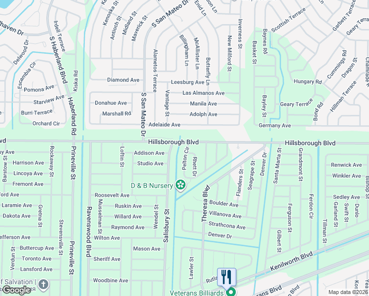 map of restaurants, bars, coffee shops, grocery stores, and more near 45 Rhett Drive in Port Charlotte