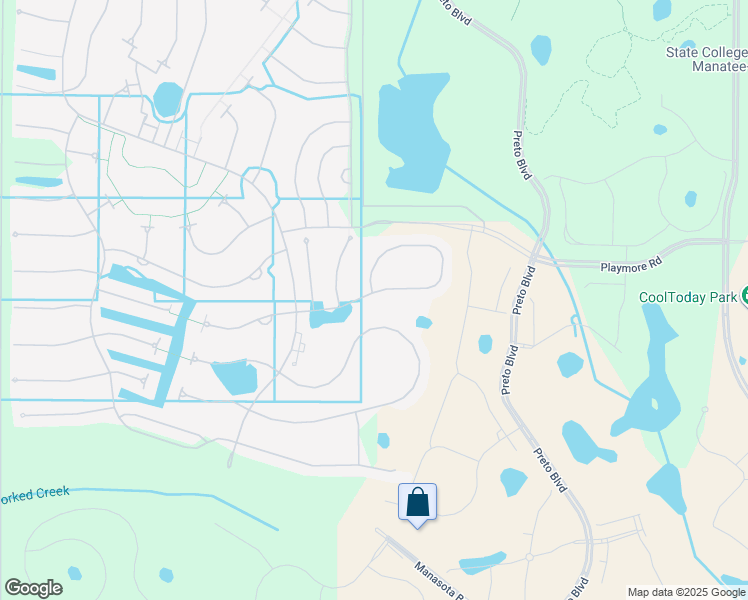 map of restaurants, bars, coffee shops, grocery stores, and more near 12621 Oriago Street in Venice
