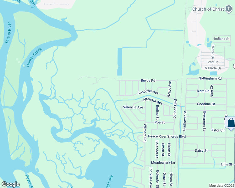 map of restaurants, bars, coffee shops, grocery stores, and more near 75 Success Drive in Punta Gorda