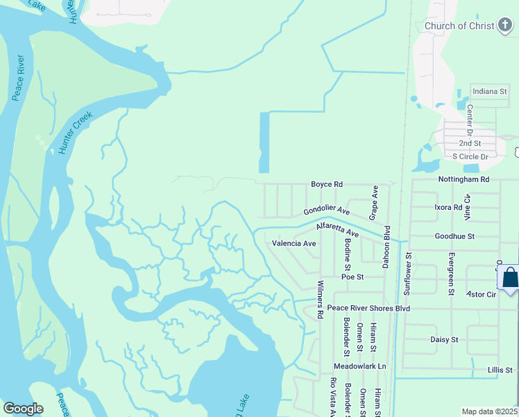 map of restaurants, bars, coffee shops, grocery stores, and more near 75 Success Drive in Punta Gorda