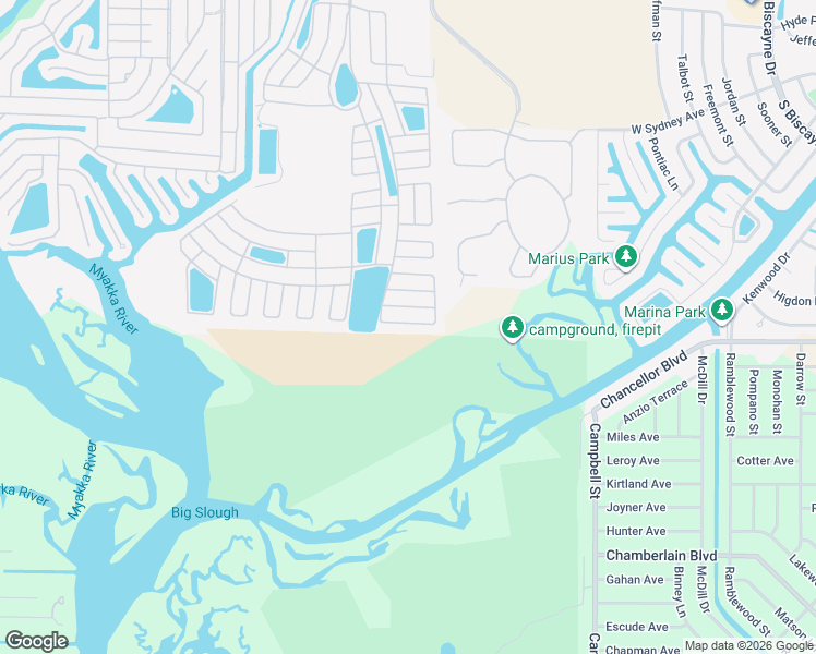 map of restaurants, bars, coffee shops, grocery stores, and more near 919 Iglesia Drive in North Port
