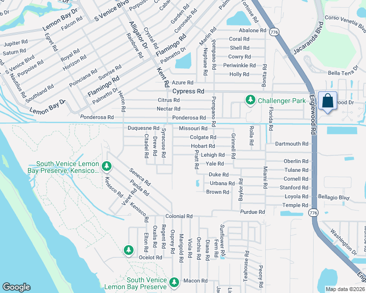 map of restaurants, bars, coffee shops, grocery stores, and more near 5355 Kent Road in Venice