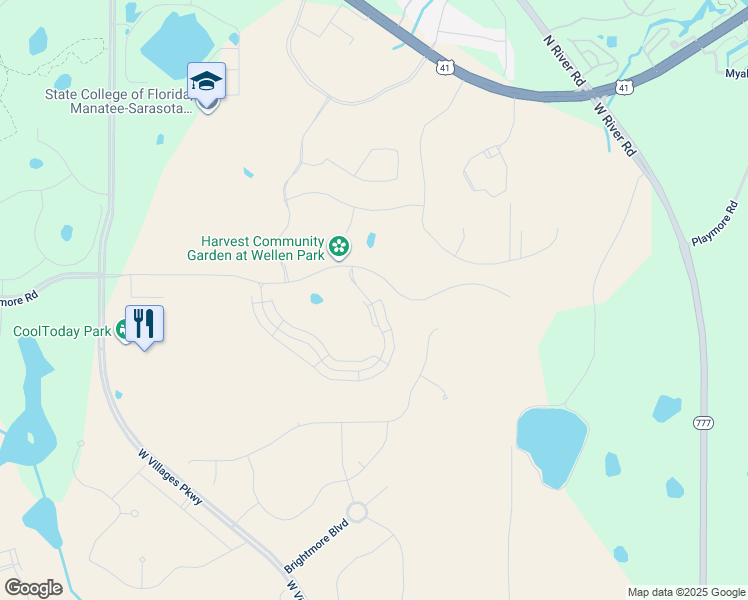 map of restaurants, bars, coffee shops, grocery stores, and more near 8782 U.S. 41 in North Port