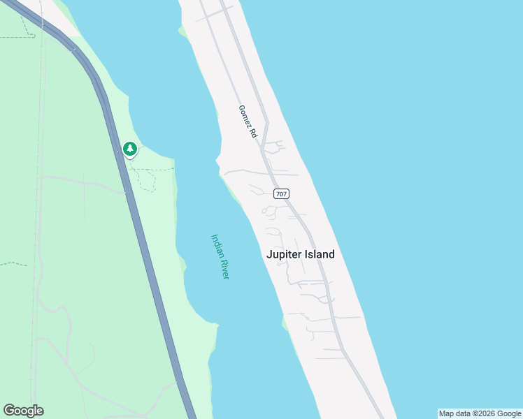 map of restaurants, bars, coffee shops, grocery stores, and more near 226 South Beach Road in Hobe Sound