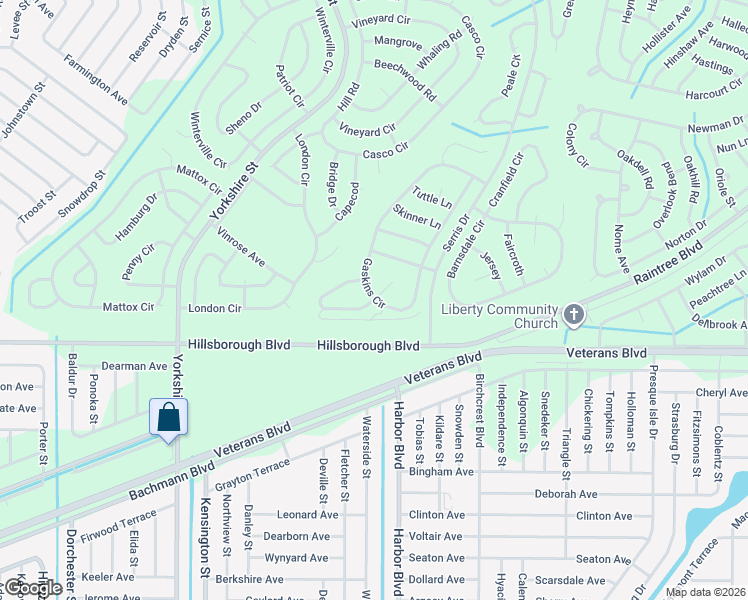 map of restaurants, bars, coffee shops, grocery stores, and more near in North Port