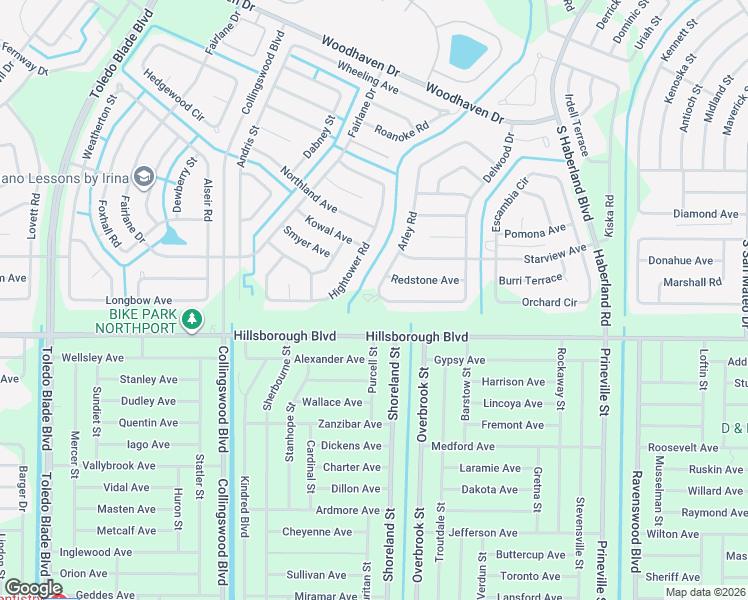 map of restaurants, bars, coffee shops, grocery stores, and more near 5118 Arley Road in North Port