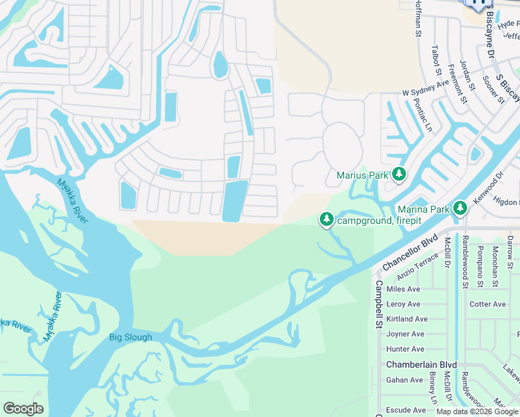 map of restaurants, bars, coffee shops, grocery stores, and more near 717 Del Luna Drive in North Port