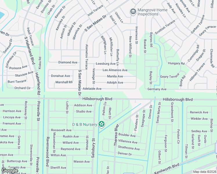map of restaurants, bars, coffee shops, grocery stores, and more near 4469 Adolph Avenue in North Port