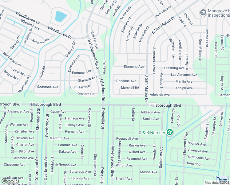 map of restaurants, bars, coffee shops, grocery stores, and more near 5323 Newcastle Street in North Port
