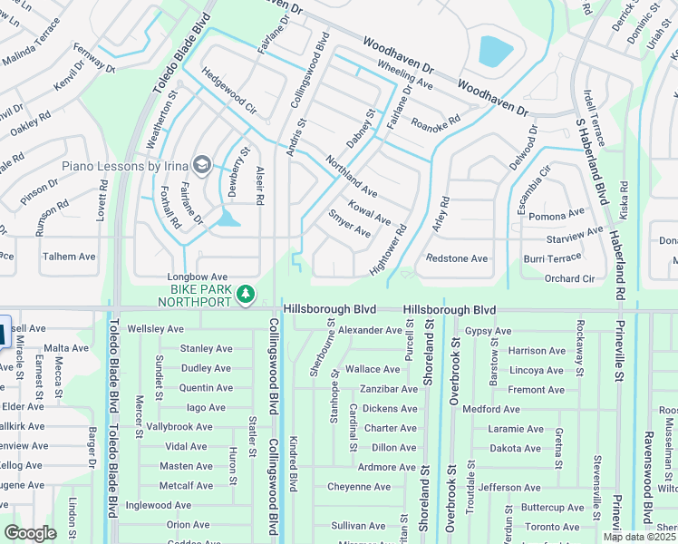 map of restaurants, bars, coffee shops, grocery stores, and more near 5340 Iota Court in North Port