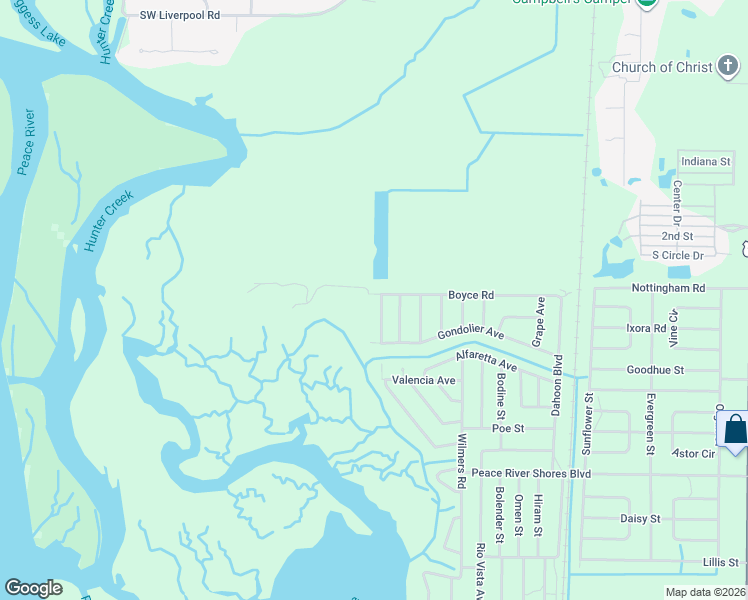 map of restaurants, bars, coffee shops, grocery stores, and more near 23 Success Drive in Punta Gorda