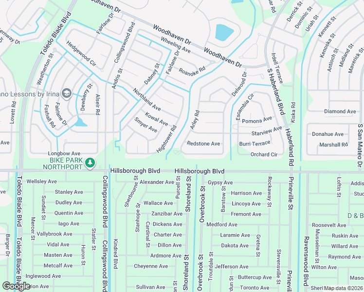 map of restaurants, bars, coffee shops, grocery stores, and more near 5118 Arley Road in North Port