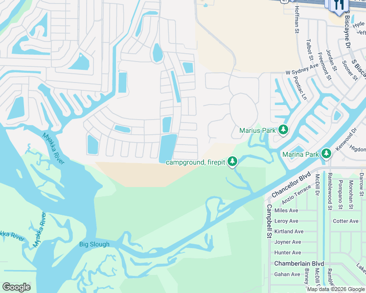 map of restaurants, bars, coffee shops, grocery stores, and more near 802 Villa Del Sol Drive in North Port