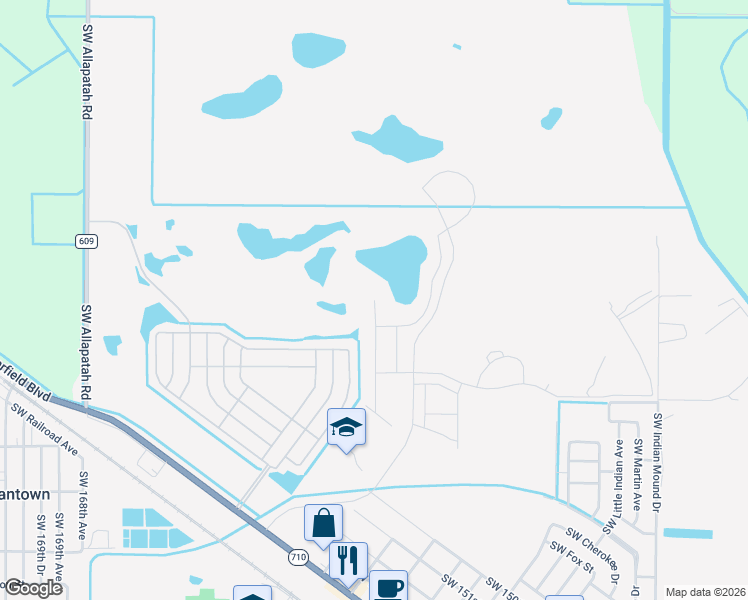 map of restaurants, bars, coffee shops, grocery stores, and more near in Indiantown