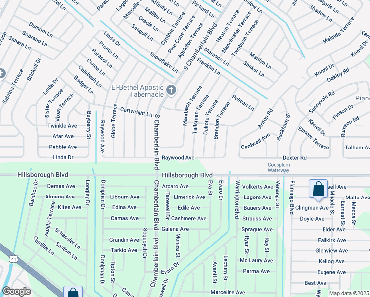 map of restaurants, bars, coffee shops, grocery stores, and more near 5298 Maurbach Terrace in North Port