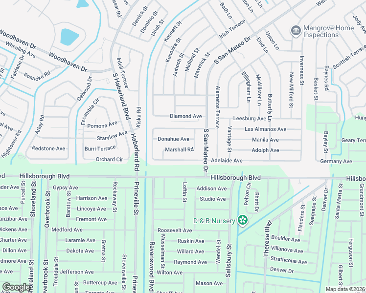 map of restaurants, bars, coffee shops, grocery stores, and more near 3780 Adelaide Avenue in North Port