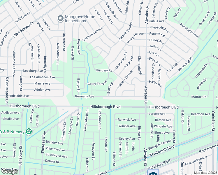 map of restaurants, bars, coffee shops, grocery stores, and more near 5651 Bond Road in North Port