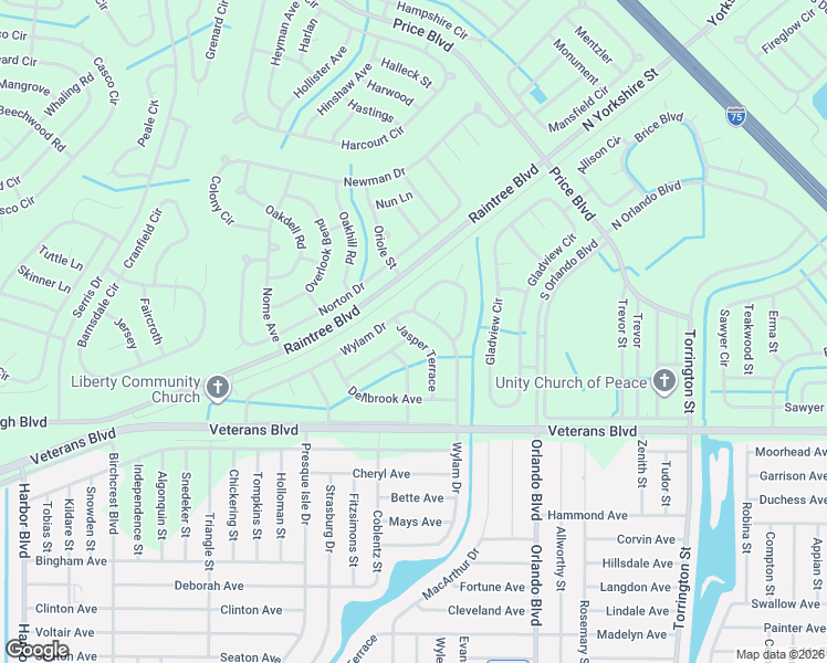 map of restaurants, bars, coffee shops, grocery stores, and more near 1970 Wylam Drive in North Port
