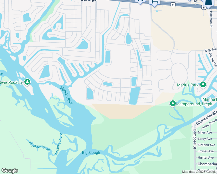 map of restaurants, bars, coffee shops, grocery stores, and more near 629 Los Altos in North Port