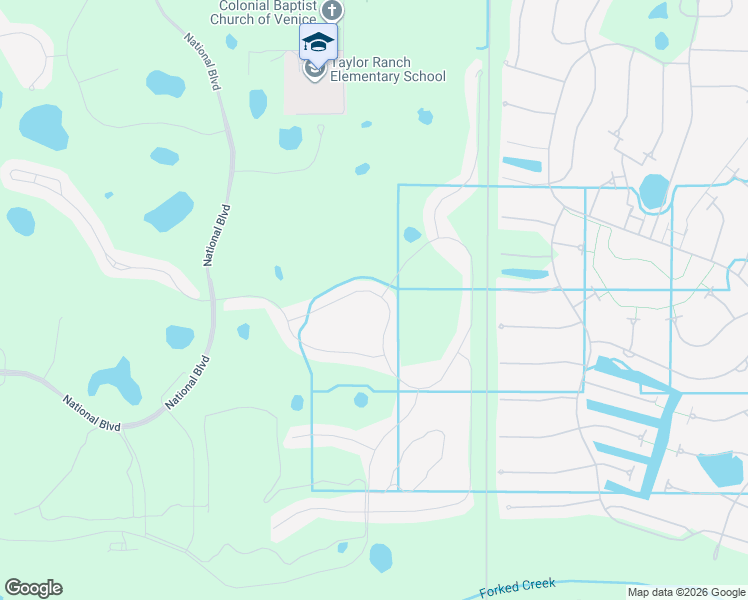 map of restaurants, bars, coffee shops, grocery stores, and more near 23786 Waverly Circle in Venice