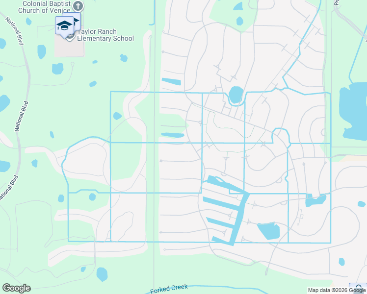 map of restaurants, bars, coffee shops, grocery stores, and more near 13841 RINUCCIO ST in Venice