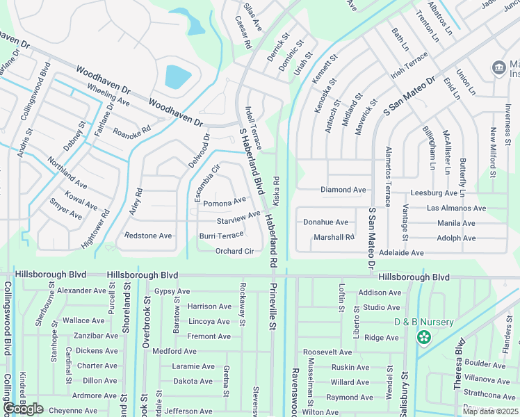 map of restaurants, bars, coffee shops, grocery stores, and more near 2964 Starview Avenue in North Port