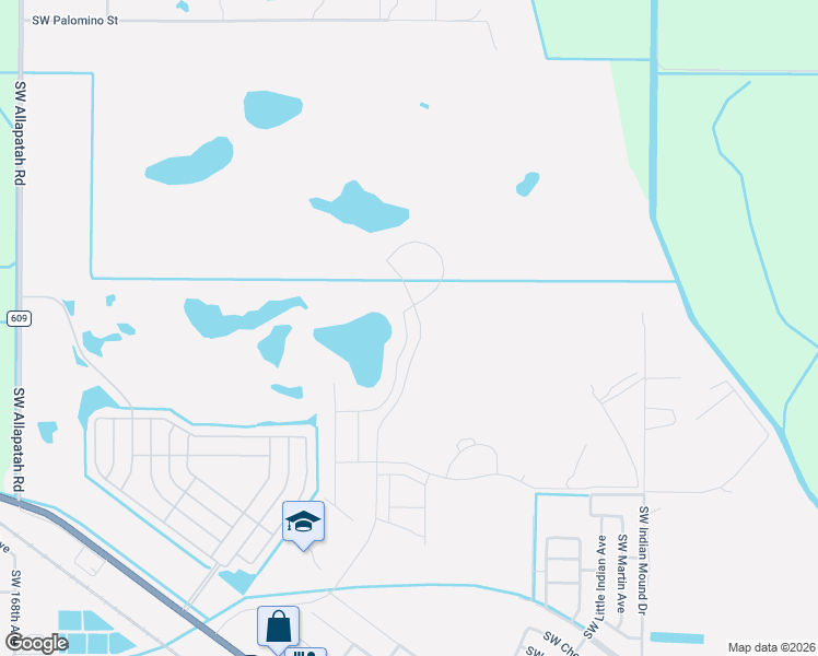 map of restaurants, bars, coffee shops, grocery stores, and more near 14341 Southwest Divot Drive in Indiantown
