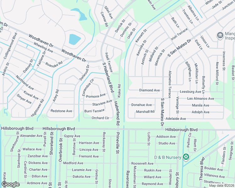 map of restaurants, bars, coffee shops, grocery stores, and more near 4889 Kiska Road in North Port