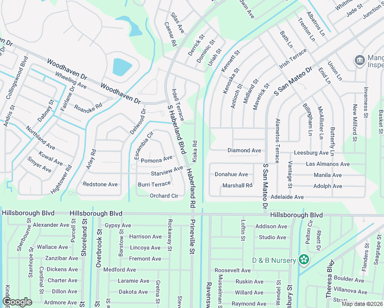 map of restaurants, bars, coffee shops, grocery stores, and more near 4889 Kiska Road in North Port
