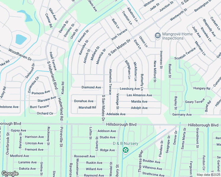 map of restaurants, bars, coffee shops, grocery stores, and more near 2430 Leesburg Avenue in North Port