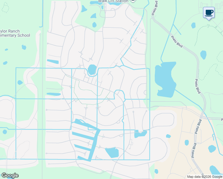 map of restaurants, bars, coffee shops, grocery stores, and more near 19130 Kirella Street in Venice