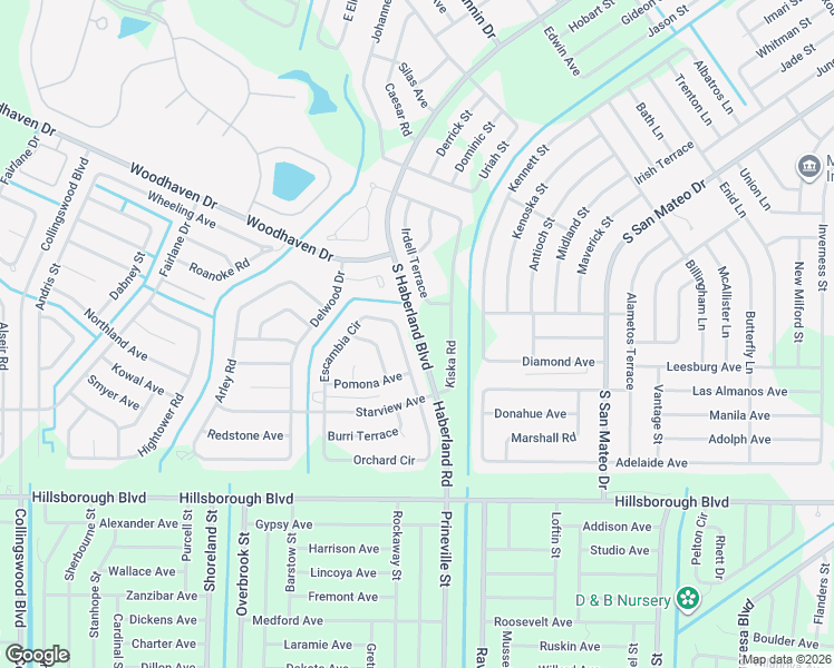 map of restaurants, bars, coffee shops, grocery stores, and more near 2769 Escambia Circle in North Port