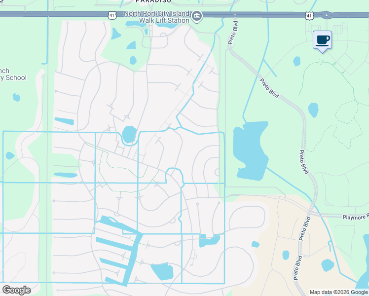 map of restaurants, bars, coffee shops, grocery stores, and more near 19211 Jalisca Street in Venice